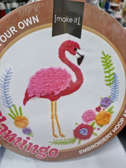 Make Your Own Embroidery Hoop Art Kit by Make It