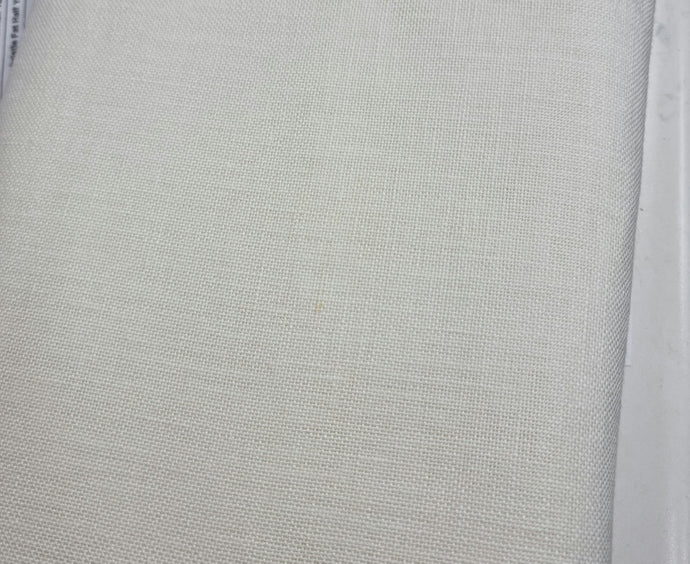25CT Danish Linen Fat Quarter 10B Bleached White