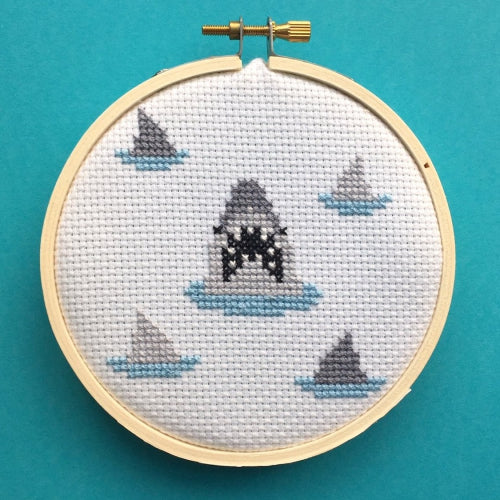 Shark Cross stitch kit by Spot Colors