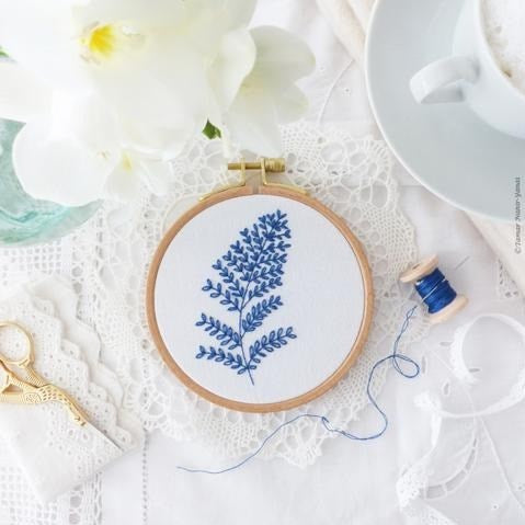 Blue Leaves by Tamar Nahir-Yanai