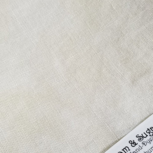 40CT Fiber On A Whim Hand Dyed Newcastle Linen Fat Half Yard Cream and Sugar