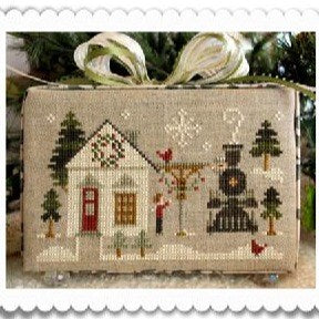 Main Street Station Hometown Holiday Cross Stitch Chart by Little House Needleworks