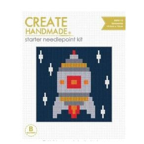 Needlepoint Spaceship by Create Handmade