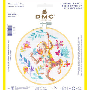Monkey Cross Stitch Kit by DMC