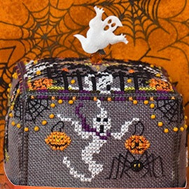 Spooky Spirits of Tombstone Hill Cube by Just Nan