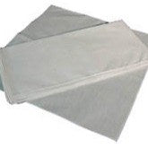 Cotton Handkerchief - White with Scalloped Edge