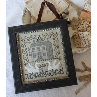 Swan Lake Cross Stitch Chart - Anniversaries of the Heart 7 by Blackbird Designs