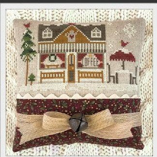 Coffee Shop Hometown Holiday Cross Stitch Chart by Little House Needleworks