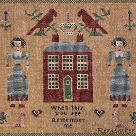 Remember Me Cross Stitch Chart by The Scarlett House