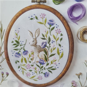 Garden Bunny Embroidery Kit by Tamar Nahir