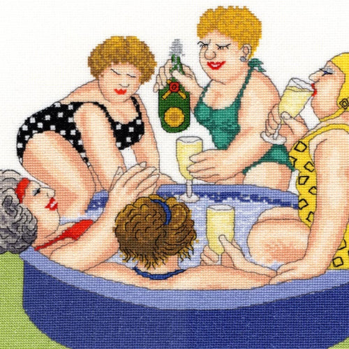 Bubbly Cross Stitch Kit by Bothy Threads