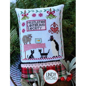 Mistletoe Loitering Society Cross Stitch Chart by Lindy Stitches