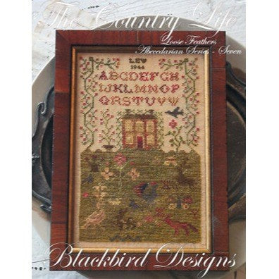 Loose Feathers - The Country Life Cross Stitch Chart by Blackbird Designs