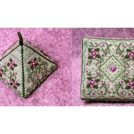 Pretty Pyramid 2 - Spring Blossoms Chart and Embellishments By Sweetheart Tree