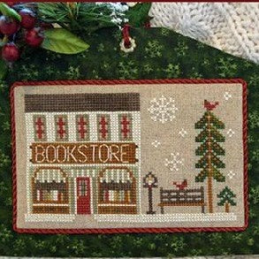 Bookstore Hometown Holiday Cross Stitch Chart by Little House Needleworks