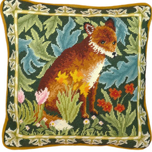 Woodland Fox Tapestry Cushion Kit by Bothy Threads