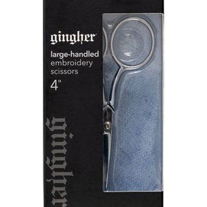 Gingher 4" Large Handle Embroidery Scissors