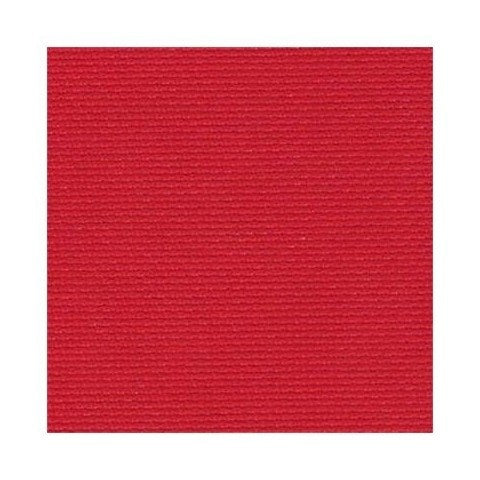 25CT Lugana Zweigart Per Metre Red