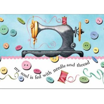 My Soul is Fed with Needle and Thread Calendar and Notebook