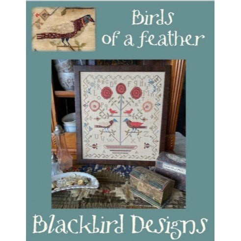 Birds of a Feather Cross Stitch Chart by Blackbird Designs
