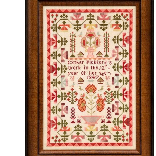 Esther Pickford 1847 Cross Stitch Chart by Hands Across The Sea Samplers