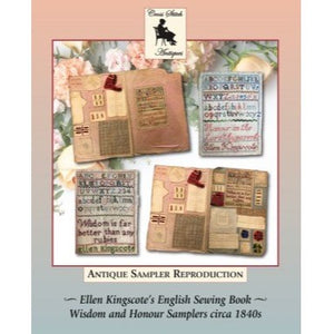 Ellen Kingscote's English Sewing Book Samplers circa 1840 by Cross Stitch Antiques
