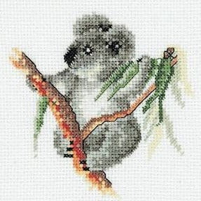 Australiana Baby Koala Cross Stitch Kit by DMC