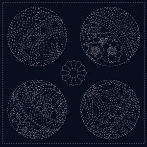 Sashiko Cloth Temari by Hitomi Fujita