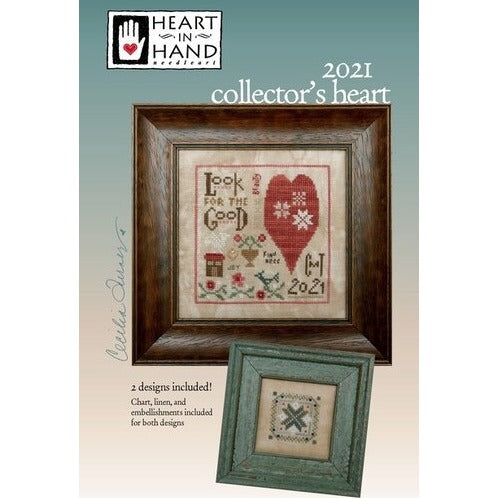 2021 Collector's Heart Cross Stitch Kit by Heart in Hand Needleart