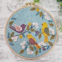 Dawn Chorus Applique Hoop Craft Kit by Corinne Lapierre