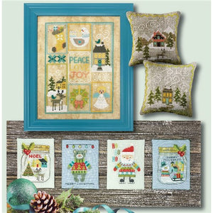 Scandi Christmas Set Cross Stitch Chart by Tiny Modernist