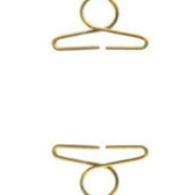 Bell Pull Ends Mini Brass 7cm