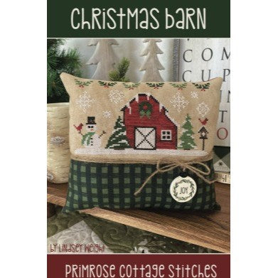 Christmas Barn Cross Stitch chart by Primrose Cottage Stitches