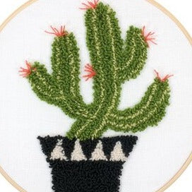 Prickly Cactus Punch Needle Kit by Dimensions
