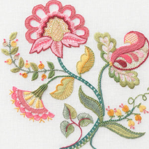 Sweet Repose Crewel Embroidery Kit by Anna Scott
