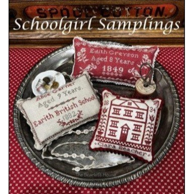 Schoolgirl Samplings Cross Stitch Chart by The Scarlett House