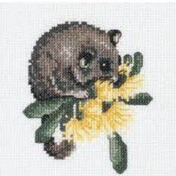 Australiana Baby Possum Cross Stitch Kit by DMC