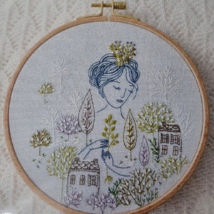Winter Queen Embroidery Kit by Tamar Nahir-Yanai