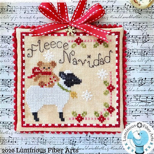 Fleece Navidad Cross Stitch Chart by Luminous Fiber Arts