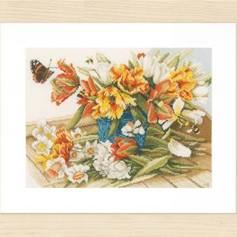 Daffodils and Tulips by Lanarte  PN-0154325