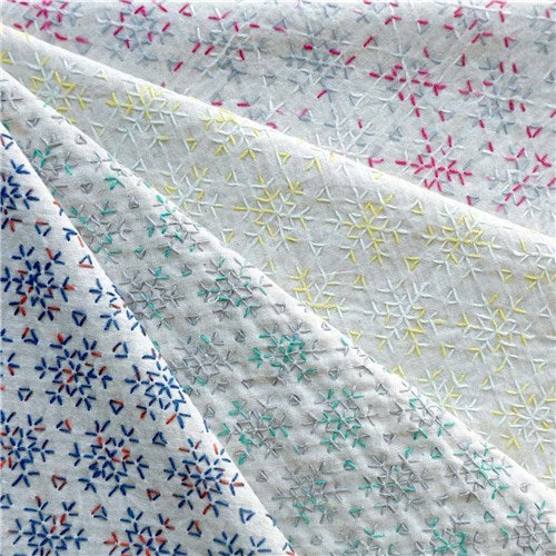 Sashiko Cloth Snowflakes  (Hitome-Zashi) Kit