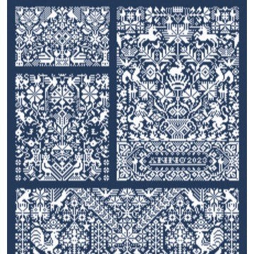 When the Stars Reply Cross Stitch Chart by Long Dog Samplers