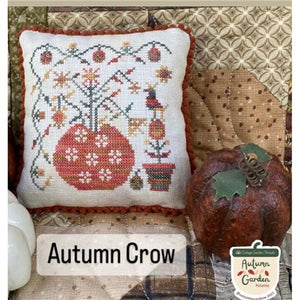 Autumn Crow Cross Stitch Chart by Pansy Patch Quilts and Stitchery