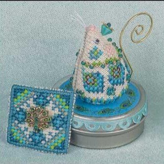 Plumed Peacock Mouse on a Tin Limited Edition Series 1 from Just Nan