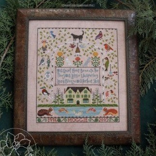Moggie Manor Cross Stitch Chart by The Blue Flower