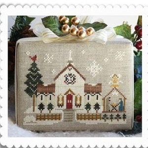 Town Church Hometown Holiday Cross Stitch Charts by LIttle House Needleworks