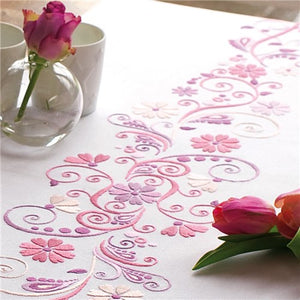 Pink and Purple Fantasy Table Runner Kit by Vervaco - PN0012996