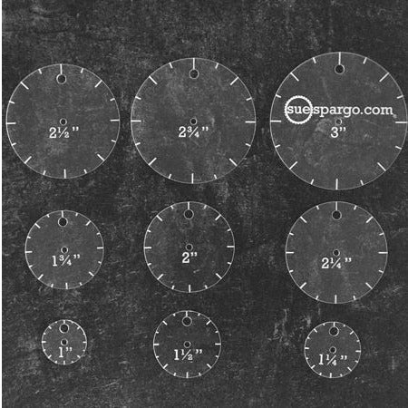 Circles Easy Creative Stitching Tools Template Set by Sue Spargo