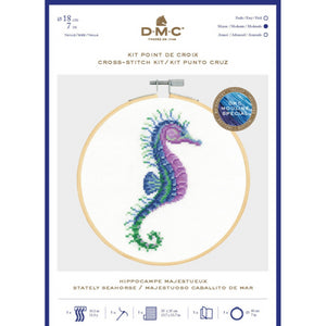 DMC Stately Seahorse Counted Cross Stitch Kit