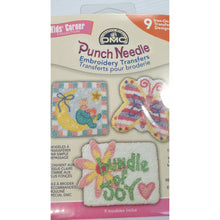 Punch Needle Embroidery Iron On Tansfers by DMC